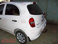 Фаркоп Nissan Micra (K13)(5 дверний 2010-)(Фаркоп Ніссан Мікра)VasTol