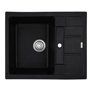 Мийка кухонна HB HB8210-G226 BLACK 620x500x200 (HB0983), фото 1