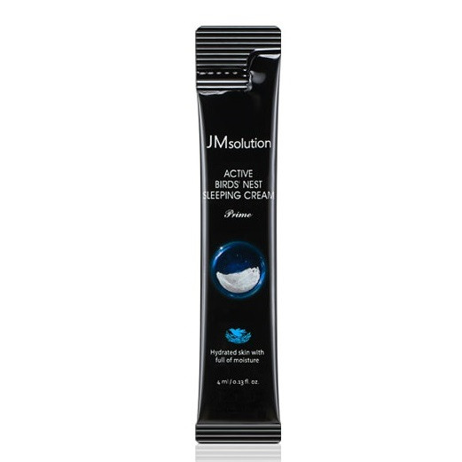 Нічна маска з екстрактом ластівчиного гнізда JM Solution Active Bird's Nest Sleeping Cream 1 шт., 4 мл