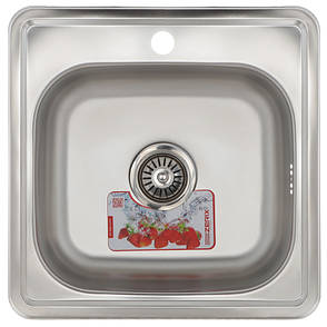 Мийка кухонна ZX Чехія Z4848-06-160E (satin) (ZM0557), фото 1