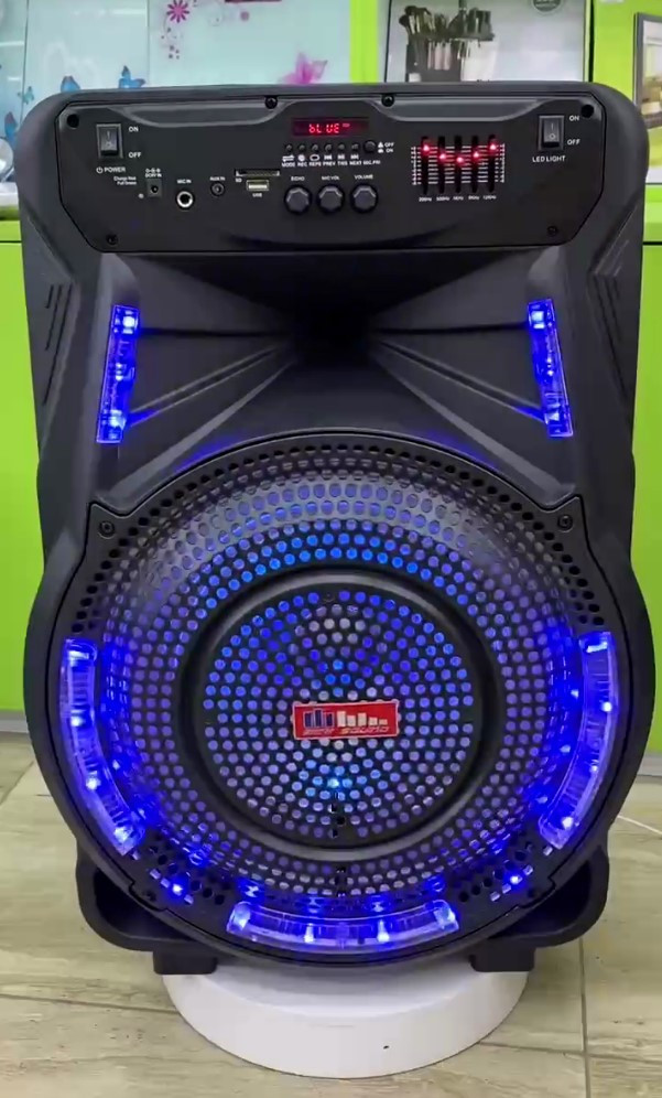 Колонка акумуляторна ZPX-7774 15 дюймів з мікрофоном 180W (USB/FM/Bluetooth/TWS)