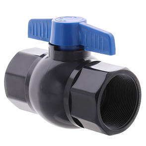 Кран кульовий пластиковий для систем поливу PLAMIX 1" (25 мм), фото 1