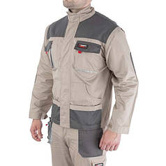 Куртка робоча 2 в 1, 100 % бавовна, щільність 180 г/м2, XL INTERTOOL SP-3034