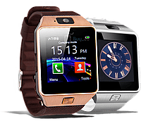 Розумні годинник Smart Watch DZ-09 Gold - смарт годинник під SIM-карту і карту SD (Золоті) (b158)! Кращий товар