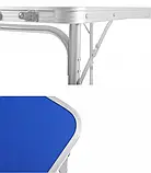 Стіл і стільці для пікніка Folding Table Синій, фото 3
