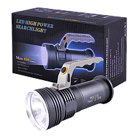 Фонарь прожектор Police BL-T801 - мощный супер яркий переносной ручной фонарик, фонарик с зумом (b254)!