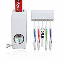 Диспенсер дозатор для зубной пасты и держатель зубных щеток ! Quality