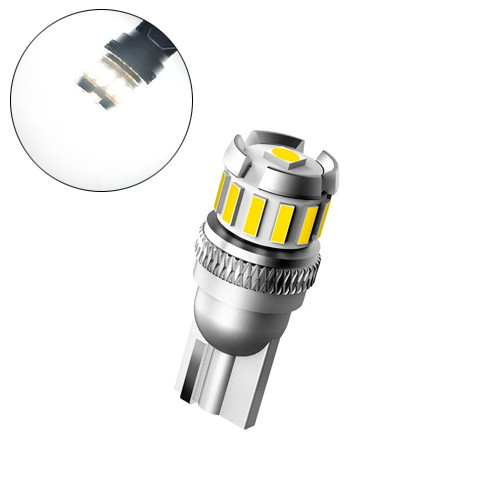 LED T10 W5W лампа в автомобіль, 12+1 SMD 4014 3030, з обманкою, білий