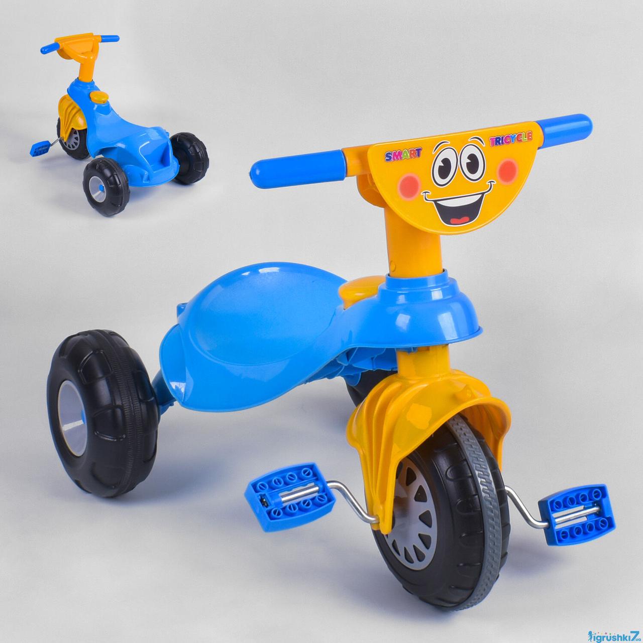 Дитячий велосипед каталка-толокар Pilsan My Pet 07-132 жовто-синій