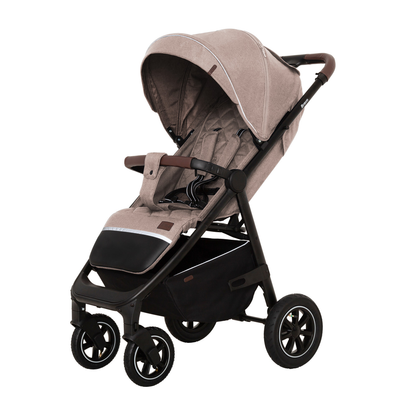 Коляска дитяча прогулянкова CARRELLO Bravo Linen Beige бежева