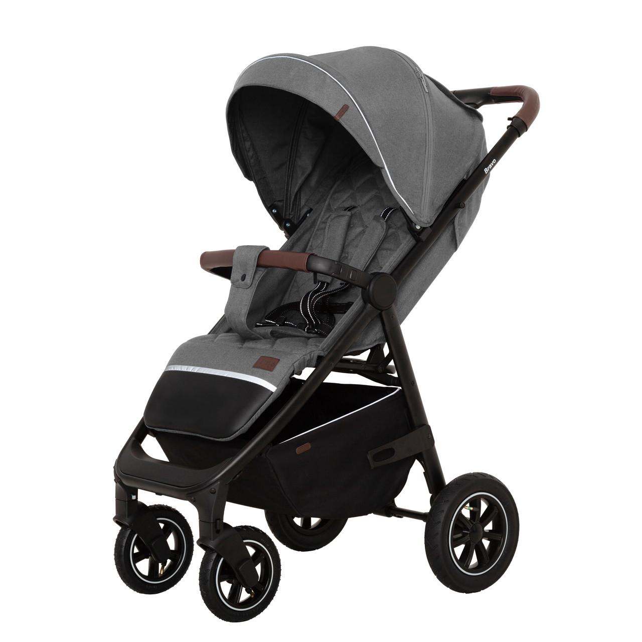 Коляска дитяча прогулянкова CARRELLO Bravo Elephant Grey сіра