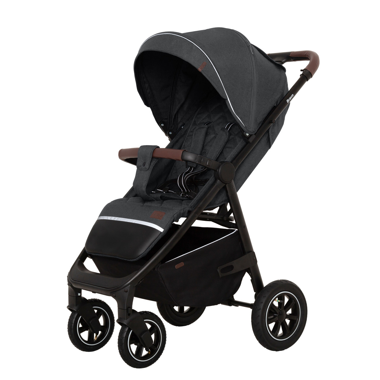 Коляска дитяча прогулянкова CARRELLO Bravo Serious Grey колір темно-сірий