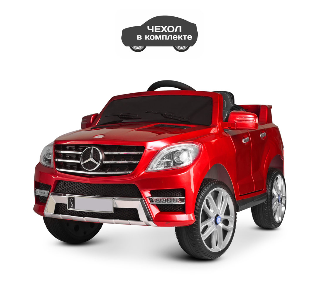 Дитячий електромобіль Джип Mercedes Benz M 3568EBLRS-3 червоний автофарбування