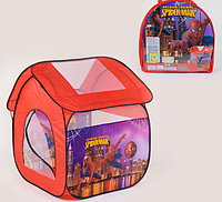 Игровая детская палатка домик 8009 SP "SpiderMan" Человек Паук в сумке / цвет красный