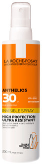 Водостійкий сонцезахисний спрей для тіла та обличчя La Roche-Posay Anthelios Ultra Light Spray SPF 30