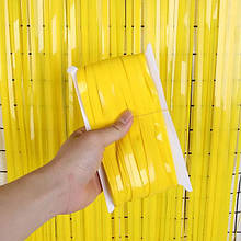 Фольгированная шторка желтый пастель 1,2*2 метра