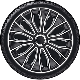 Ковпаки на колеса. Ковпаки колісні ARGO R16 VOLTEC PRO BLACK&WHITE. Колпаки на диски