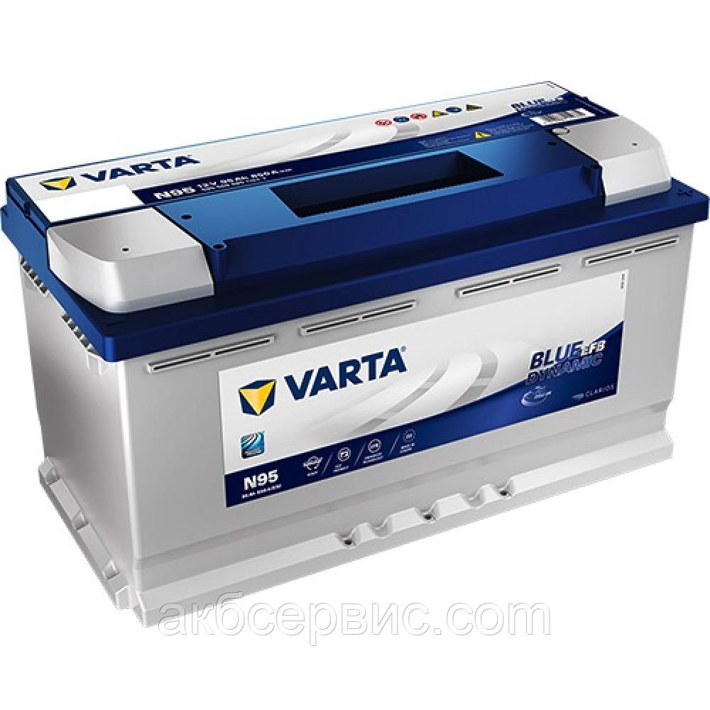 Акумулятор автомобільний Varta 6СТ-95 Blue Dynamic EFB (N95), фото 1