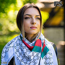 Легка біла хустина батистова, фото 2
