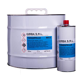Барвник для шкіри глибоко проникний GIRBA TINGIPELLE ITALIA колір чорний об'єм 1 л.