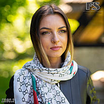 Легка кремова батистова хустина, фото 3