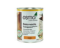 Олія захисна OSMO DEKORWACHS TRANSPARENTE FARBTONE для деревини 3123 - Клен 0,75 л