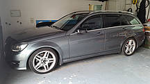 Ветровики Mercedes Benz C-klasse Wagon (S204) 2007-2013 VL Tuning