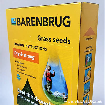 Газонна трава Barenbrug / Баренбург Water Saver dry & Strong вологозберігаюча (Нідерланди), фото 2