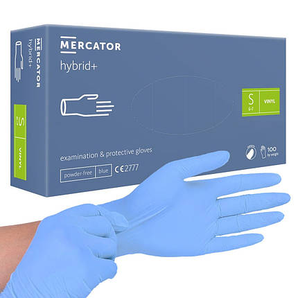 Рукавички вінілові  Mercator hybrid+, фото 1