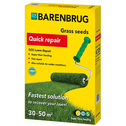 Газонна трава Barenbrug / Баренбург SOS-Quick repair -Супер Підсів  (Нідерланди), фото 2