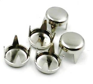 Заклепки, крабіки плоскі, паковання 25 шт.