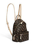 Жіночий брендовий рюкзак Guess (4557) brown, фото 3