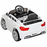 Дитячий електромобіль BMW (2 мотори, MP3, USB, FM) Bambi M 3271EBLR-1 Білий, фото 5