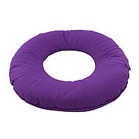Подушка-кольцо от пролежней 15х35 см , (с гречневой шелухой) фиолетовый