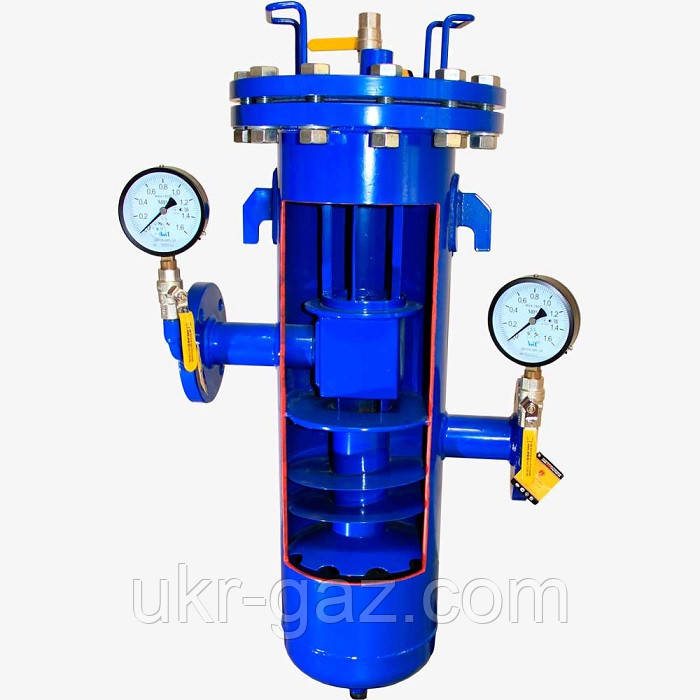 Фільтри-сепаратори газу, фільтр для газу