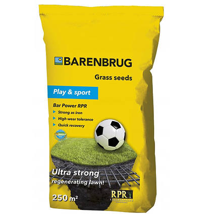 Газонна трава Barenbrug / Баренбург Play & Sport 5 кг (Нідерланди), фото 2