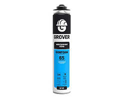 Піна монтажна GROVER GF65 ВСЕСЕЗОННА пістолетна жовта 883мл