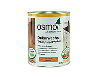 Олія захисна OSMO DEKORWACHS TRANSPARENTE FARBTONE для деревини 3137 - Вишня 0,75 л