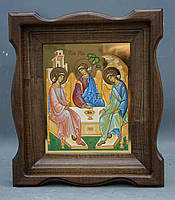 Фігурний кіот для ікони Святої Трійці, фото 4