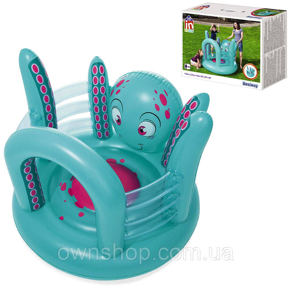 Надувний батут Bestway 52267 «Вісьміног», 142*137*114 см, фото 1