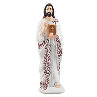 Статуэтка Иисус с Евангелием цветной (гипс) R0215-4(G)