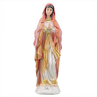 Статуэтка Мария с четки мал. цветная (гипс) R0217-5(G)