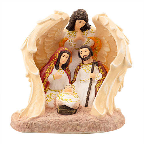 Статуетка Свята родина кольорова (гіпс) R0236-1(G), фото 1