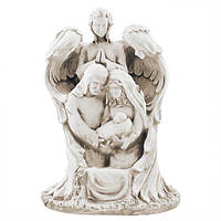 Статуэтка Божья семья с ангелом песочная (гипс) R0235-7(G)