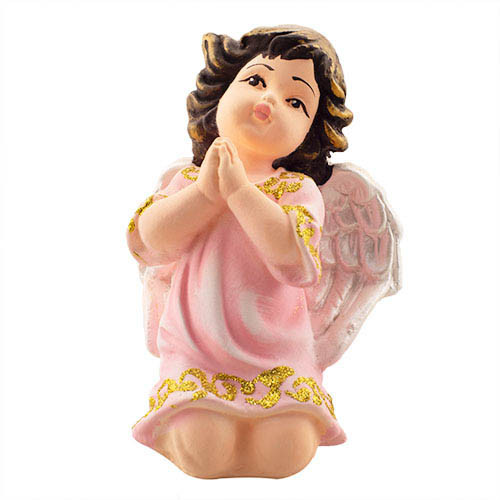 Статуетка Ангелик молиться кольоровий (гіпс) AN0719-1(G), фото 1