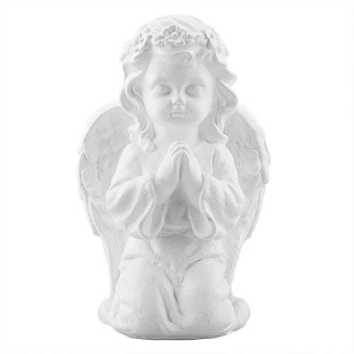 Статуетка Ангел в молитві білий (гіпс) AN0730(G), фото 1