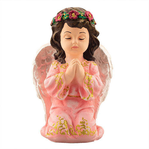 Статуетка Ангел в молитві кольоровий (гіпс) AN0730-1(G), фото 1