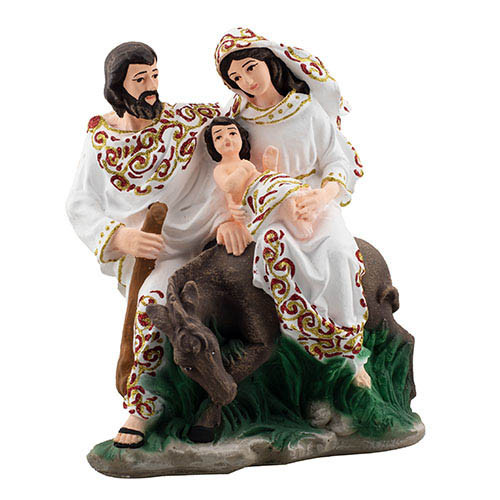 Статуетка Вифлиємська родина кольорова (гіпс) R0222-4(G), фото 1