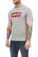 Футболка мужская Levis, серая левис L