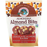 Almondina, Almond Bites, шоколадно-миндальный изюм, 142 г (5 унций) в Украине